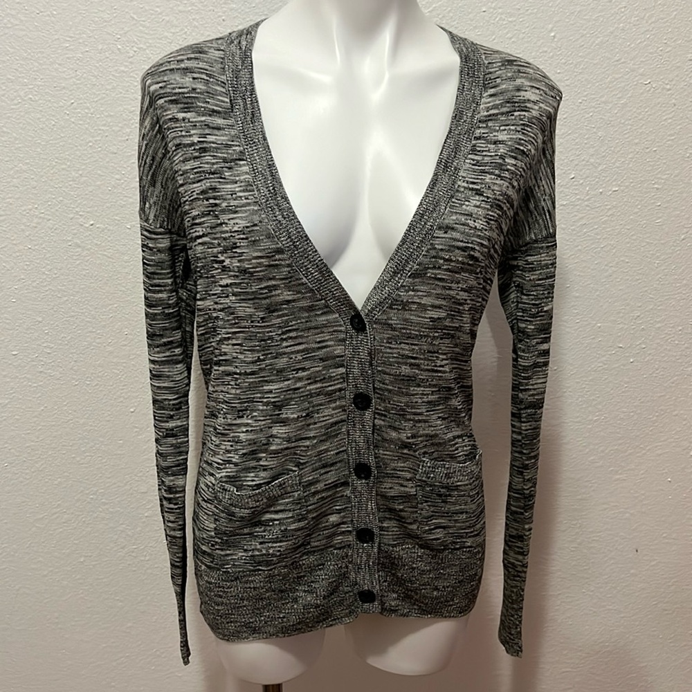 Mossimo Supply Co Gray Cardigan Sz M